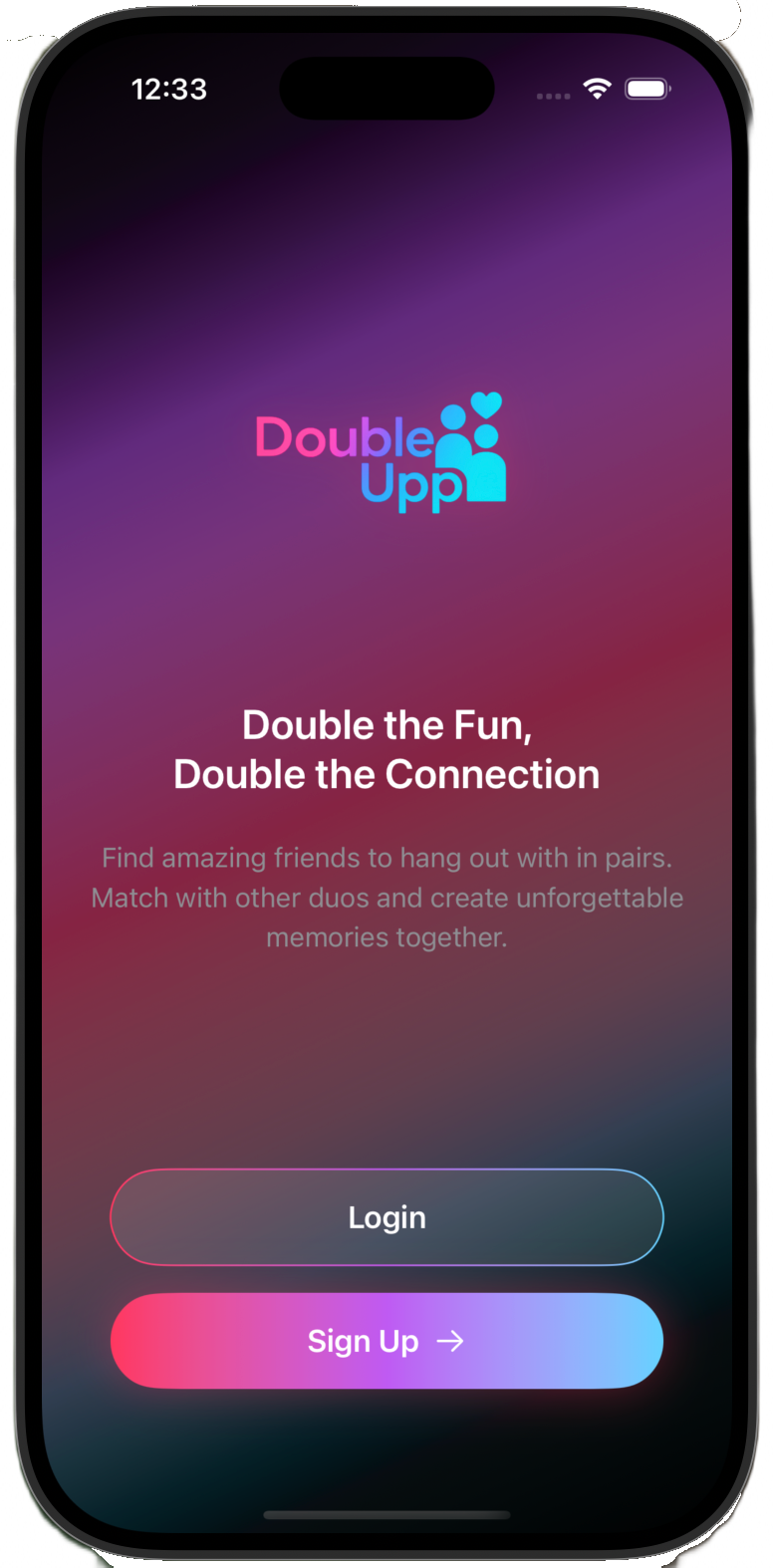 Double Upp App Interface